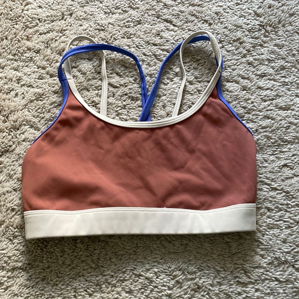 aerie offline strappy sports bra multicolor adult xs